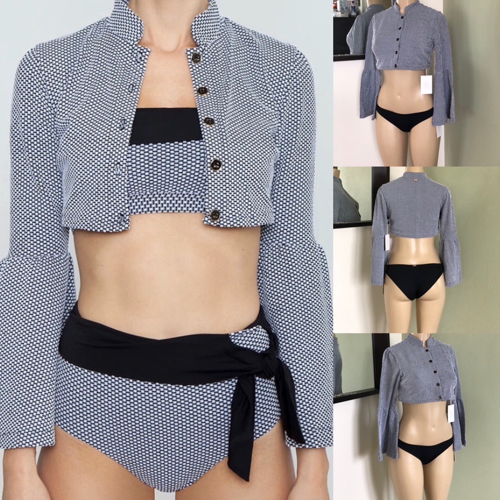 018-Amaio Swim Germain Swim Cardigan Sale